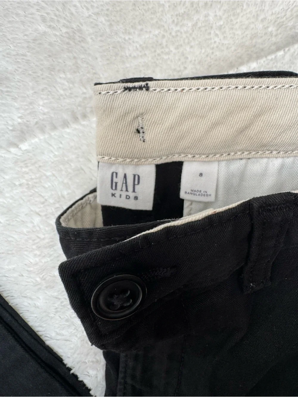 NWT - Boys GAP Black Pants - Size 8